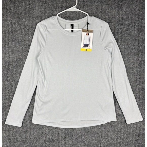 Mondetta Tops - Mondetta Women's Ribbed Long Sleeve Top Blue  Small New With Tags